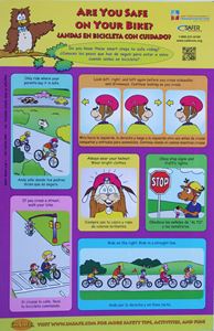 Picture of Are You Safe on Your Bike? Poster - Bilingual
