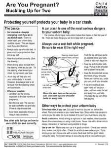 Picture of Are You Pregnant? Buckling Up for Two - Downloaded Item - English