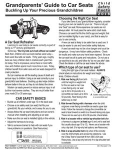 Picture of Grandparents' Guide to Car Seats - Downloaded Item - English