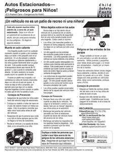 Picture of Parked Cars - Dangerous for Kids! - Downloaded Item - Spanish