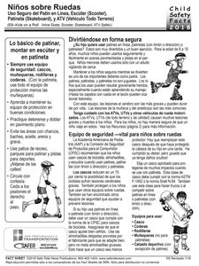 Picture of Kids on a Roll: Skate, Scooter, Skateboard Safety - Downloaded Item - Spanish
